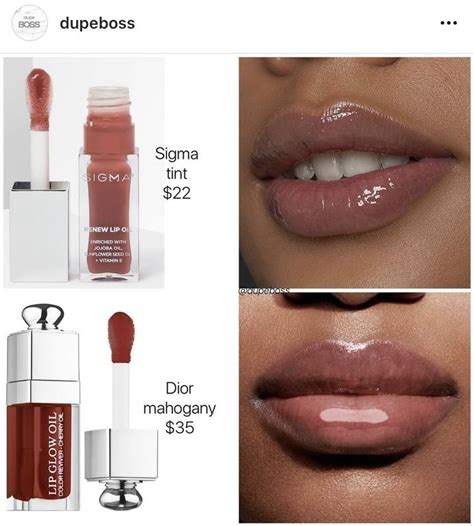 dior addict dupe|dior mahogany lip glow dupe.